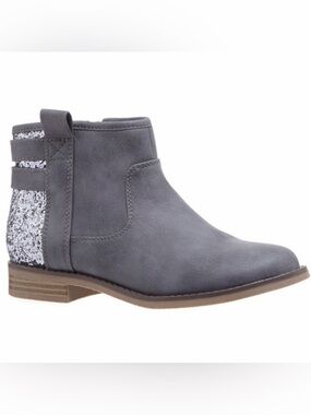 DUNNES | Vegan Faux Leather Glitter Festival Boho Zip Ankle Booties